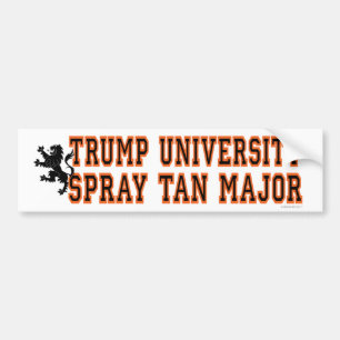 PEGATINA PARA COCHE TRUMP SPRAY TAN MAJOR