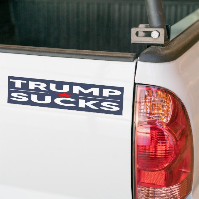 Pegatina Para Coche Trump Sucks (En Camión)