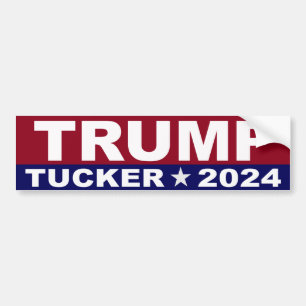Pegatina Para Coche Trump Tucker 2024
