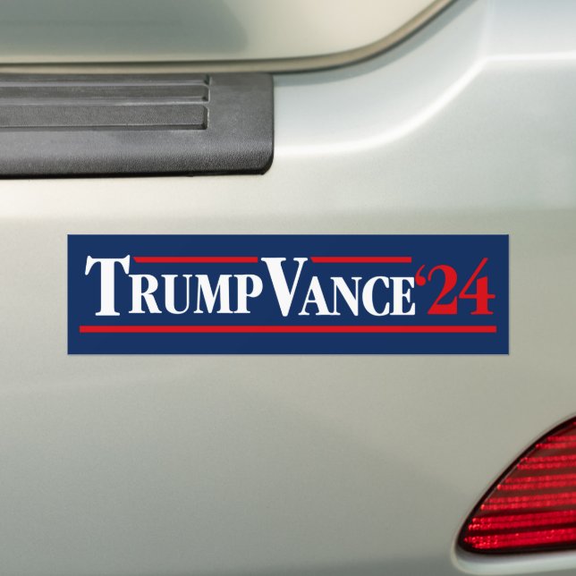 Pegatina Para Coche Trump Vance 2024 (en coche)