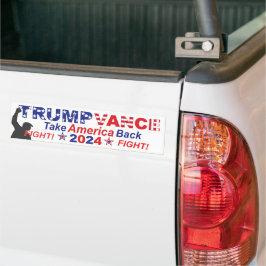 PEGATINA PARA COCHE TRUMP VANCE 2024