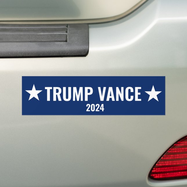PEGATINA PARA COCHE TRUMP VANCE 2024 (en coche)