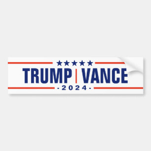 Pegatina Para Coche Trump Vance 2024