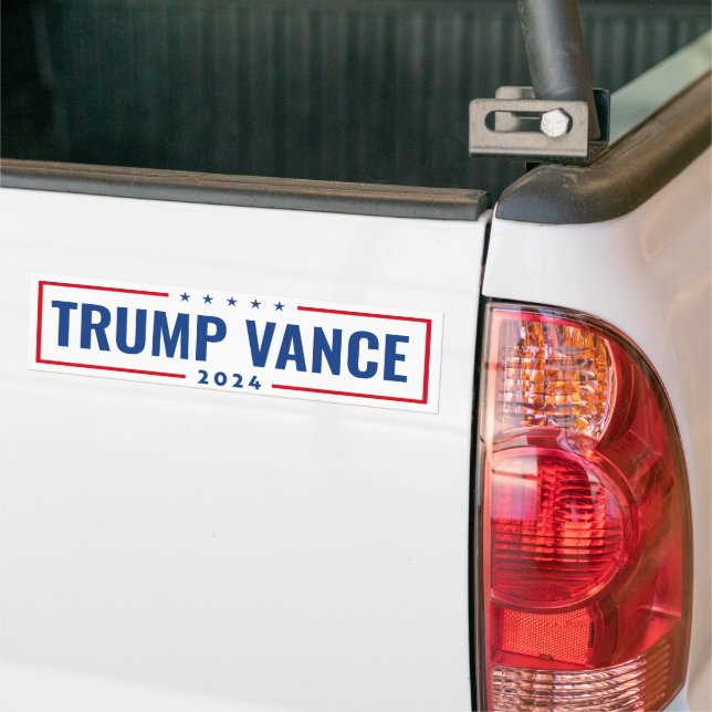 PEGATINA PARA COCHE TRUMP VANCE 2024 (En Camión)