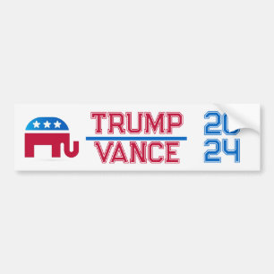 Pegatina Para Coche Trump Vance 2024
