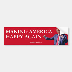 Pegatina Para Coche Trump vuelve a hacer feliz a Estados Unidos