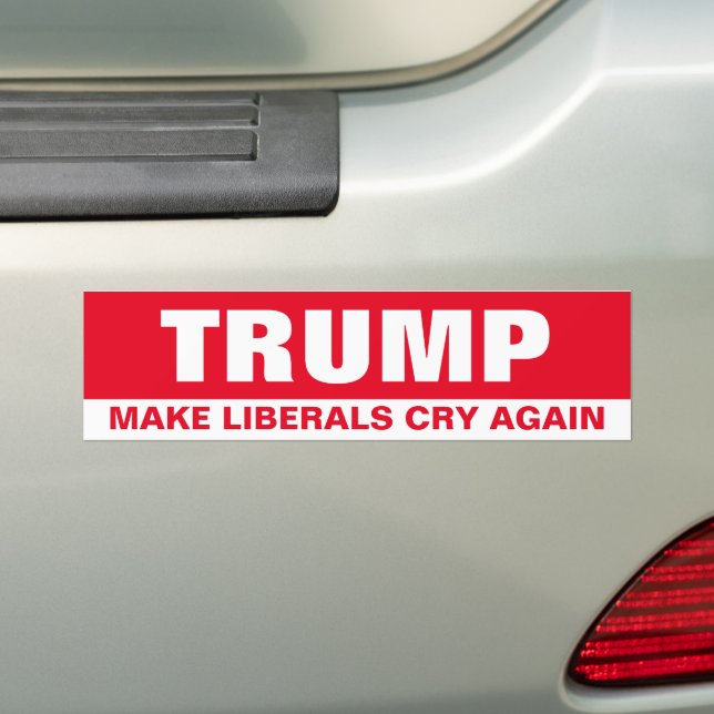 Pegatina Para Coche Trump vuelve a hacer llorar a los liberales elecci (en coche)