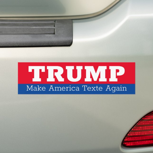Pegatina Para Coche Trump vuelve a hacer que Estados Unidos envíe mens (en coche)