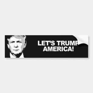 Pegatina Para Coche Trumpersticker - Trump America -.png
