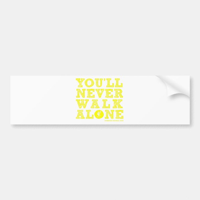 Pegatina Para Coche Tshirt YNWA-Liverpool (Frente)