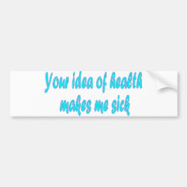 Pegatina Para Coche Tu idea de la salud