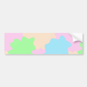 Pegatina Para Coche Tu mensaje aquí agregar texto nombre boho colorido