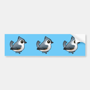 Pegatina Para Coche Tufted Titmouse