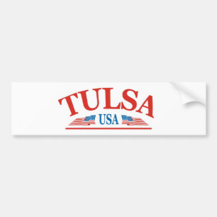 Pegatina Para Coche Tulsa Oklahoma los E.E.U.U.