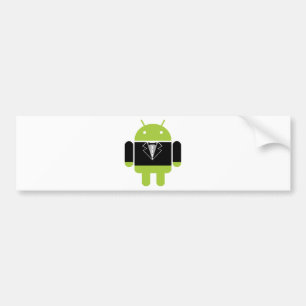 Pegatina Para Coche Tux androide