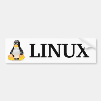 Pegatina Para Coche Tux con Linux