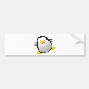 Pegatina Para Coche Tux de la imagen del linux del pingüino