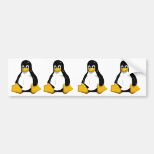Pegatina Para Coche tux el pingüino del logotipo del linux