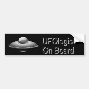 Pegatina Para Coche UFOlogist a bordo