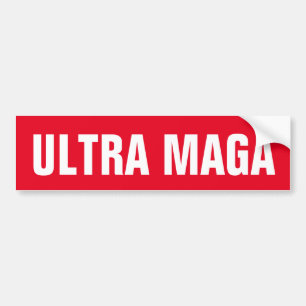 PEGATINA PARA COCHE ULTRA MAGA TRUMP PATRIOT BUMPER
