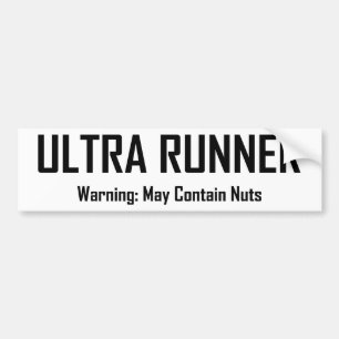 Pegatina Para Coche Ultra Runner, Advertencia Puede Contener Tuercas
