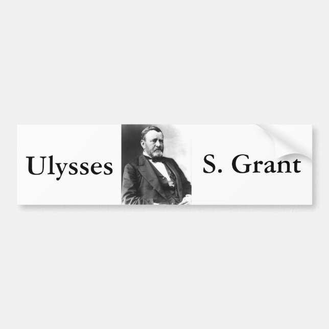 Pegatina Para Coche Ulysses S Grant (Frente)