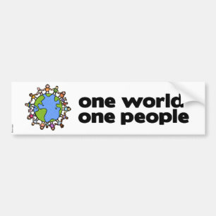 Pegatina Para Coche un bumpersticker 2 del mundo