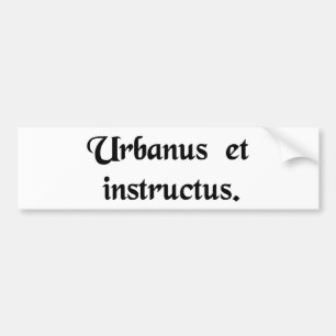 Pegatina Para Coche Un caballero y un escolar