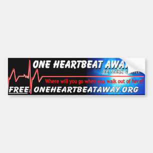 Pegatina Para Coche Un latido del corazón ausente