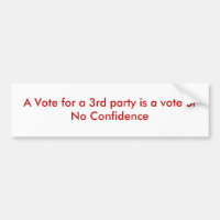 Un voto para una tercer persona es un voto de