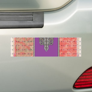 Pegatina Para Coche una imagen de una bufanda con un diseño en ella