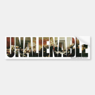 Pegatina Para Coche Unalienable 1776