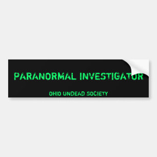 PEGATINA PARA COCHE UNDEAD DE BUMPERSTICKER OHIO