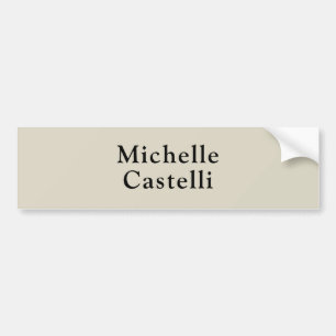 Pegatina Para Coche Único profesional Clásico Simple Gris Negro