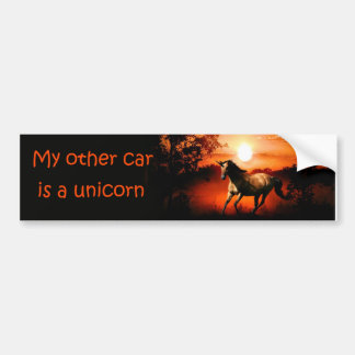 Pegatina Para Coche Unicornio
