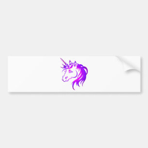 Pegatina Para Coche Unicornio de bonito