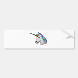 Pegatina Para Coche unicornio holográfico