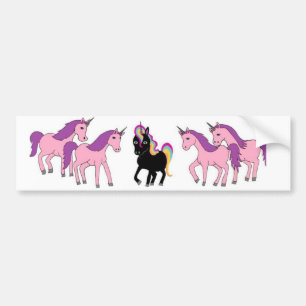 Pegatina Para Coche Unicornio único