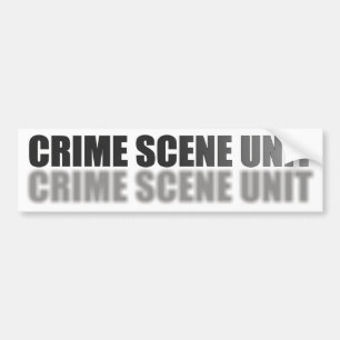 PEGATINA PARA COCHE UNIDAD DE LA ESCENA DEL CRIMEN