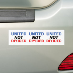 Pegatina Para Coche Unidos no dividido - rojo, blanco, azul