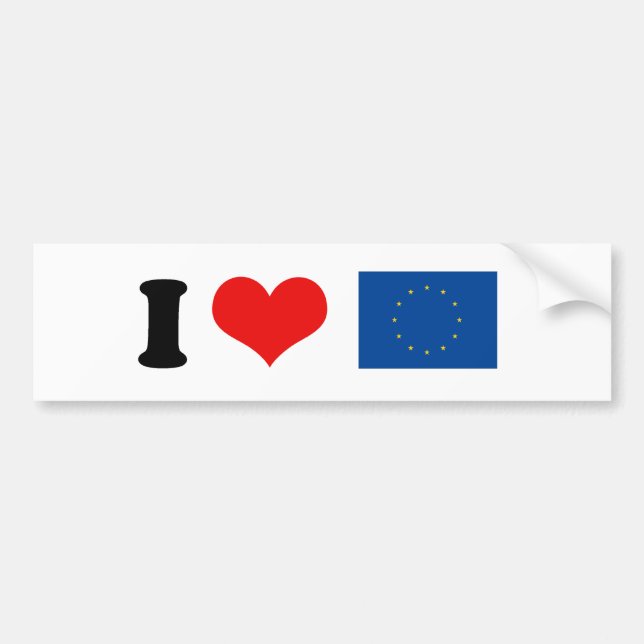 Pegatina Para Coche Unión europea (Frente)