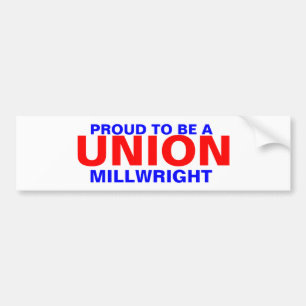 PEGATINA PARA COCHE UNION MILLWRIGHT