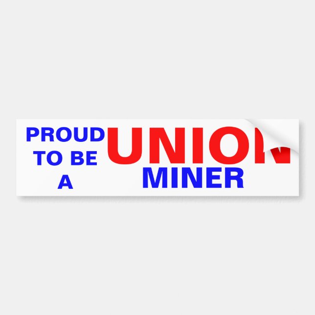 PEGATINA PARA COCHE UNION MINER (Frente)