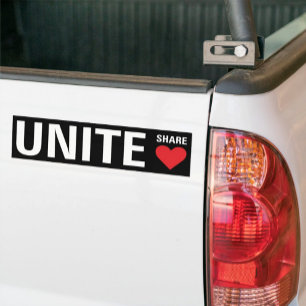 Pegatina Para Coche Unir la democracia política
