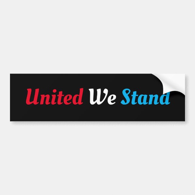 Pegatina Para Coche United We Stand (Frente)