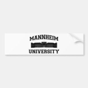 Pegatina Para Coche Universidad Mannheim/Universidad Mannheim