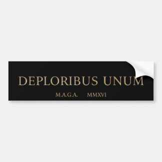 Pegatina Para Coche unum del deploribus (deplorables)