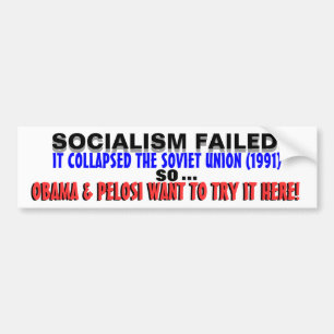 Pegatina Para Coche ¡URSS DESTRUIDA socialismo así que Obama LO QUIE