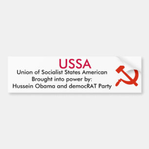 Pegatina Para Coche URSS - Obama