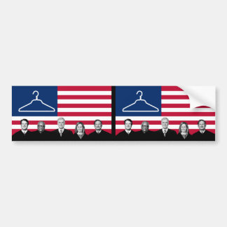 Pegatina Para Coche US Flag Coat Hanger SCOTUS